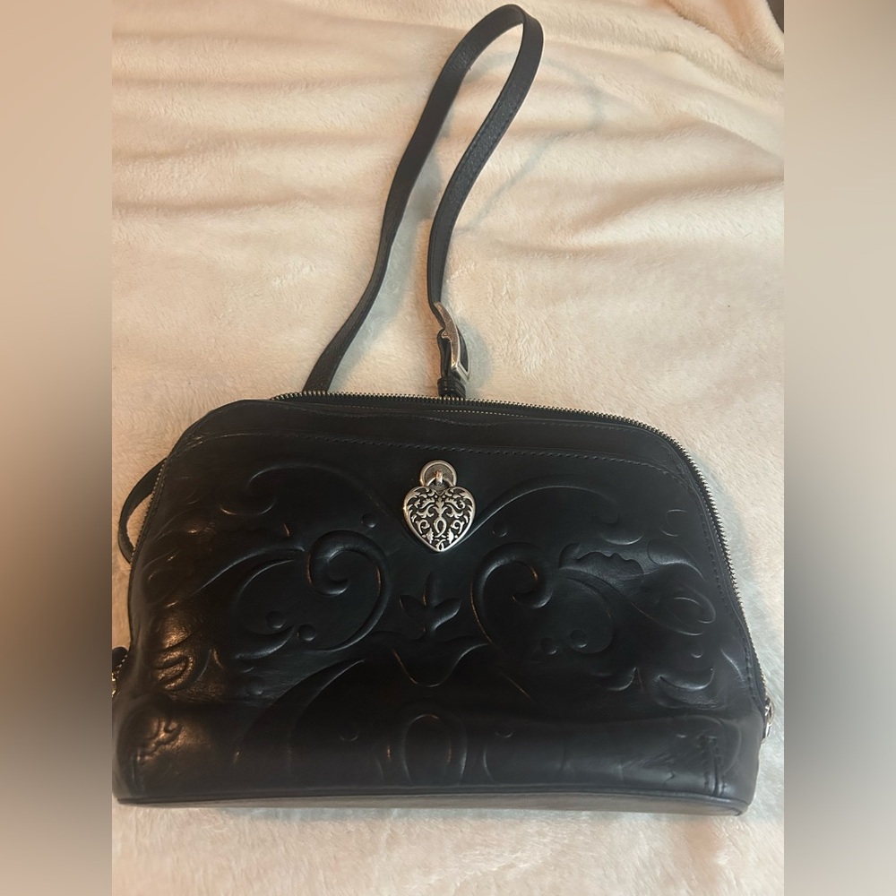 Elegant Black Leather Handbag